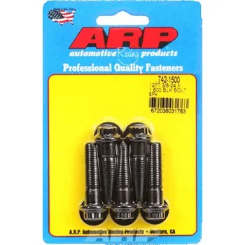 Šroub 3/8 "- 24 x 1.500 12pt černý oxid šrouby" (5ks)