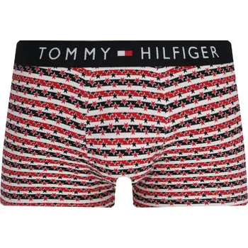 Pánské spodní prádlo Tommy Hilfiger Boxerky TRUNK PRINT | Barva:červený | Velikost:M
