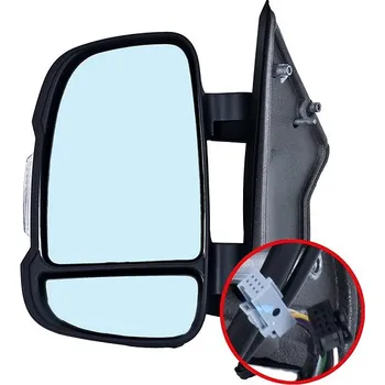 Auto zrcátko ACI zrcátko pro FIAT Ducato 06- s blikačem (pro bílou žárovku) a tepl. čidlem krátké rameno (