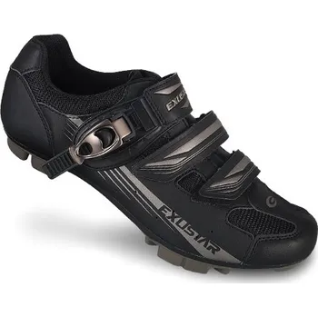 Pánské cyklistické tretry Tretry EXUSTAR MTB SM3116B černá / šedá / zlatá - 45