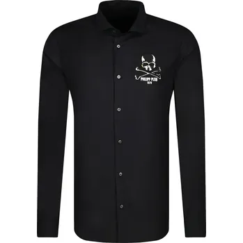 Pánské oblečení Philipp Plein Košile Diamond | Barva:černý | Velikost:M