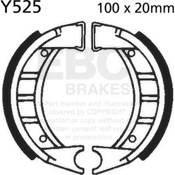 Brzdová čelist EBC Brzdové čelisti Organic Y525