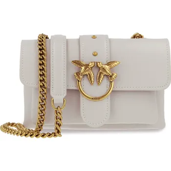 Kabelka Pinko Kůžoná crossbody kabelka LOVE BABY SOFT SIMPLY | Barva:šedý | Velikost:OS