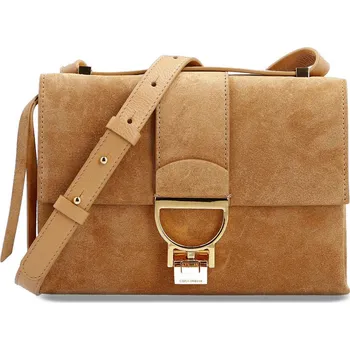 Kabelka Coccinelle Kůžoná crossbody kabelka Arlettis Suede | Barva:	okrová	 | Velikost:OS