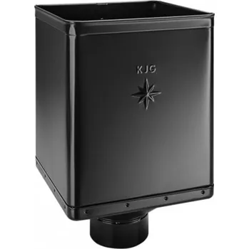 Střecha Kotlík pozinkovaný sběrný DESIGN černý 100 mm excentrický