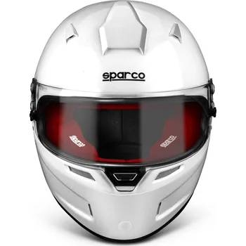 Helma na motorku Přilba Sparco AIR PRO RF-5W FIA 8859-2015, HANS bílo/červená