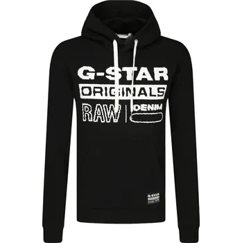 Pánská mikina G- Star Raw Mikina Originals | Barva:černý | Velikost:XL