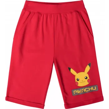 Pánské kraťasy Pokémon kraťasy červené Velikost: 12 let (152 cm)