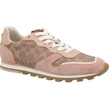 Dámská móda Coach Tenisky C118 Runner With Signature Coated Canvas | Barva:pudrově růžový | Velikost:35