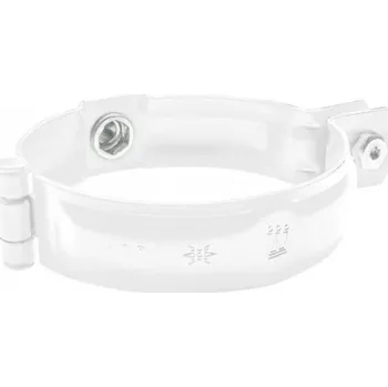 okap Objímka hliníková bílá 60 mm bez hrotu, s metrickým závitem M10