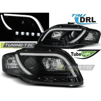 Přední světlomet PŘEDNÍ SVĚTLA TUBE LIGHT DRL ČERNÁ pro AUDI A4 B7 11.04-03.08