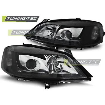 Přední světlomet PŘEDNÍ SVĚTLA OPEL ASTRA G 09.97-02.04 ČERNÁ H7