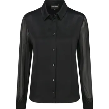 Dámská košile Emporio Armani Košile | Barva:černý | Velikost:36