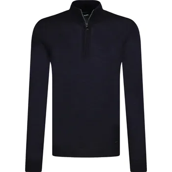 Pánský svetr Joop! Collection Vlněný svetr Dario | Barva:tmavě modrá | Velikost:M