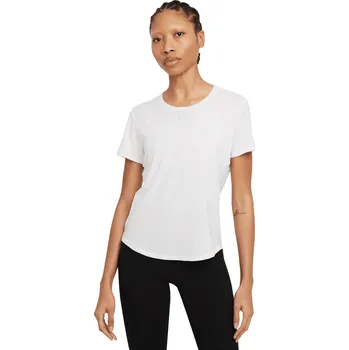 Dámské tričko Dámské funkční tričko s krátkým rukávem Nike W NK ONE LUXE DF SS STD TOP W bílé DD0618-100 - S | UK 9,5 | US 12