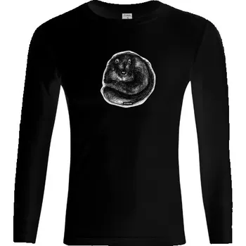 Pánské tričko Tričko s potiskem Bobr s dlouhým rukávem pánské