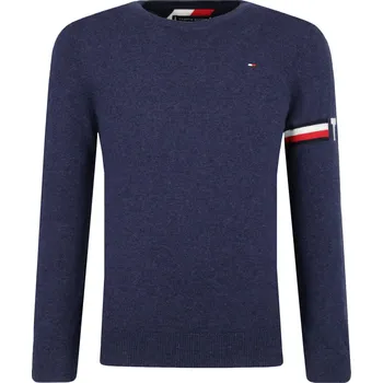 Pánský svetr Tommy Hilfiger Svetr ESSENTIAL | Barva:tmavě modrá | Velikost:140