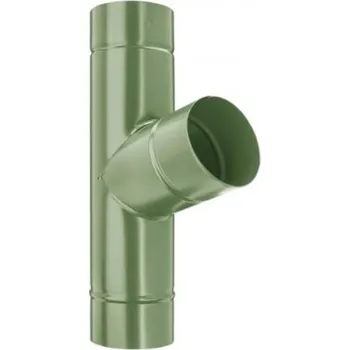 Střecha Odbočka svodu pozinkovaná trávově zelená 120/100 mm