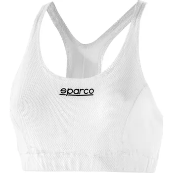 Podprsenka Dámská závodní sportovní podprsenka Sparco s FIA - bílá