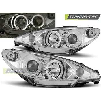 Přední světlomet PŘEDNÍ SVĚTLA PEUGEOT 206 10.98-02 206 ANGEL EYES CHROM