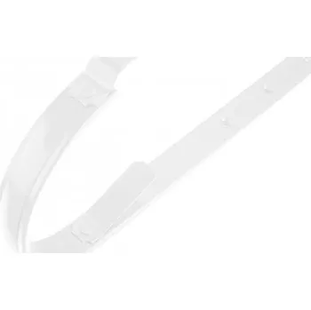 okap Hák hliníkový bílý 400/610 mm, pás. 30/8 mm