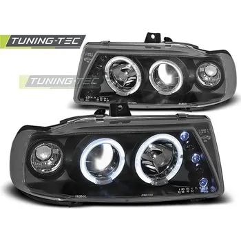 Přední světlomet PŘEDNÍ SVĚTLA ANGEL EYES ČERNÁ pro SEAT IBIZA / CORDOBA/ POLO VARIANT, SEDAN 10.93-08.99