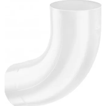 okap Koleno hliníkové bílé 100/72st. lisované