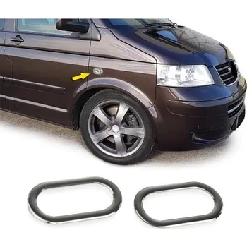 Tuning Krúžky směrovek nerezové chrom pro pro . VW T5 Bus Transporter 03-07