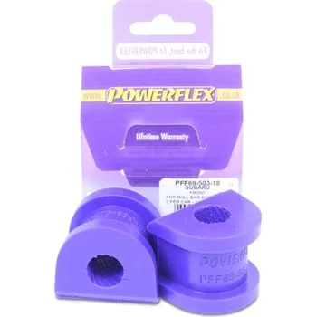Stabilizátor nápravy Powerflex Silentblok předního stabilizátoru 18mm Subaru Legacy BM, BR (2009 - )