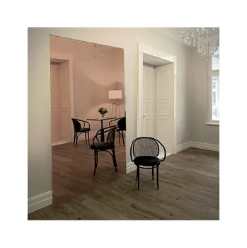 Zrcadlo Obdélníkové měděné zrcadlo s ozdobným panelem - DECO na míru