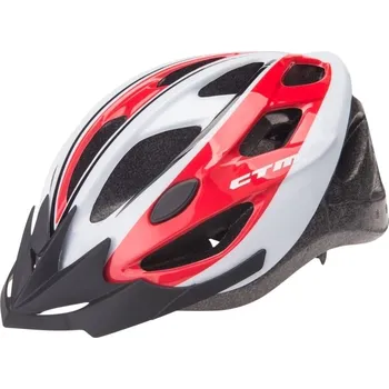 Cyklistická přilba Přilba CTM SLASH červená / bílá - S/M (55-58 cm)