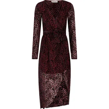 Dámské šaty Silvian Heach Šaty CELESTINY | Barva:vínový | Velikost:XXS