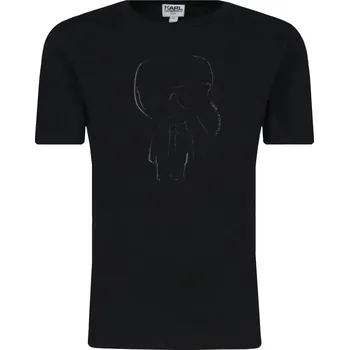 Pánské tričko Karl Lagerfeld Tričko | Barva:černý | Velikost:150