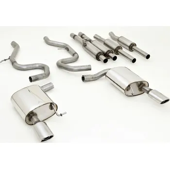 2x55mm Výfukový systém- Duplex VW CC - s certifikátem ECE (991418CR-X)