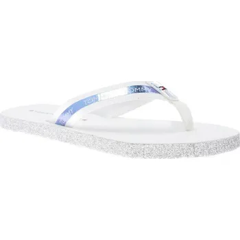 Dámské pantofle Tommy Hilfiger Žabky | Barva:bílý | Velikost:41