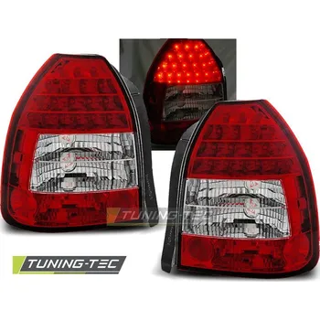 Zadní světlomet LED ZADNÍ SVĚTLA HONDA CIVIC 09.95-02.01 3D ČERVENÁ BÍLÁ LED