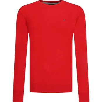 Pánský svetr Tommy Hilfiger Svetr Pima | Barva:červený | Velikost:S