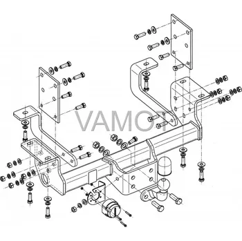 Tažné zařízení Tažné zařízení Nissan NV400 (Valník, dvojité kola) pevné