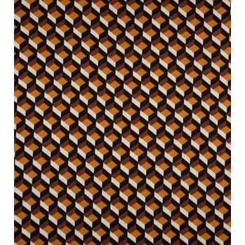 Šatovka - Viskóza - Kosočtverec oranžový (Šatovka - Kosočtverec oranžový)