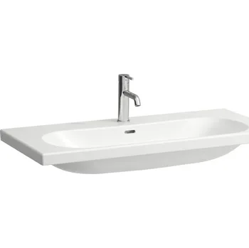 Umyvadlo Lua - umyvadlo do nábytku 100x46, otvor pro baterii, s přepadem H8100890001041