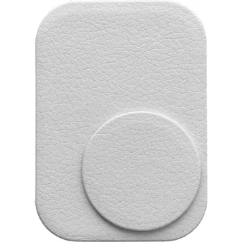 OEM 2x náhradní magnetická destička k držákům stříbrná / PU leather