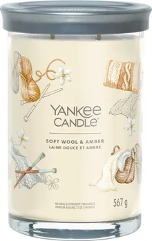 Svíčka Yankee Candle Signature Soft Wool & Amber