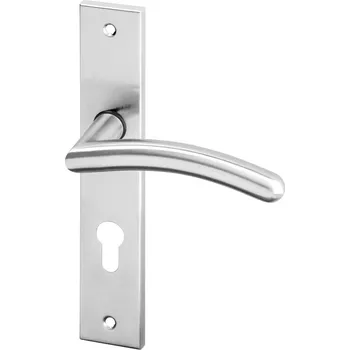 Dveřní kování ACT SERVIS ACT - Heda HR ECO Provedení: PZ (vložkový zámek), Povrch: IN - nerez, Rozteč: 72 mm