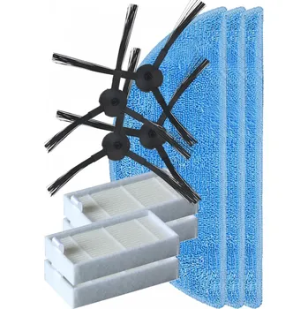 Sada příslušenství pro robotický vysavač Velká sada k vysavači SILVERCREST SSR 3000 A1, Evolveo H5/H6 11ks