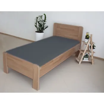 Polášek Holešov Prostěradlo bavlna plátno tmavě šedé 100% bavlna Šedá 155x240