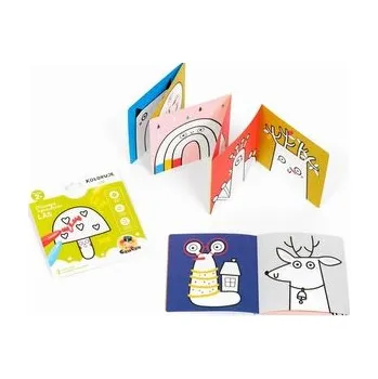 Set školních potřeb Długie rysowanki 2+ Koloruję. Las