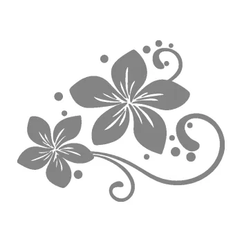 Samolepící dekorace SAMOLEPKA Květina dekor 035 levá (17 - šedá) NA AUTO, NÁLEPKA, FÓLIE, POLEP, TUNING, VLASTNÍ TEXT, TISK, AUTOSAMOLEPKY.cz, POLEPY, OBRÁZEK, LOGO, SAMOLEPKY