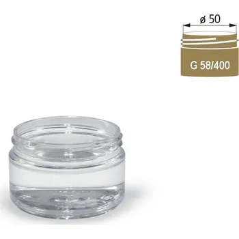 Dóza na potraviny Dóza typ 23 PET 60ml čirá (G58/400)