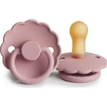 dudlíky FRIGG Daisy dudlík z přírodního kaučuku - Baby Pink Velikost: 1 71021010