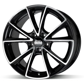 Disk Alu disk MAM A5 Black 8,5x20 5x112 ET45 černý leštěný